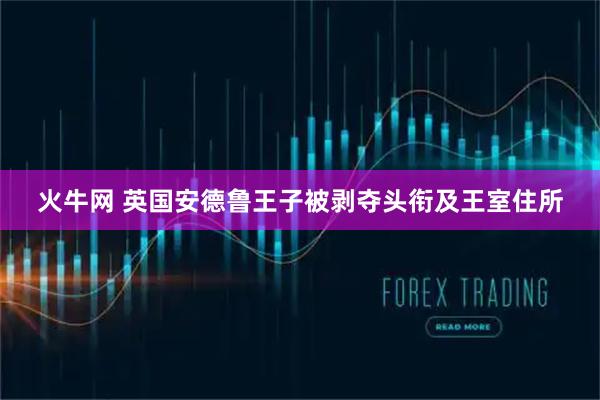 火牛网 英国安德鲁王子被剥夺头衔及王室住所