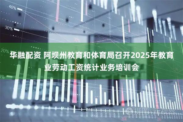 华融配资 阿坝州教育和体育局召开2025年教育业劳动工资统计业务培训会
